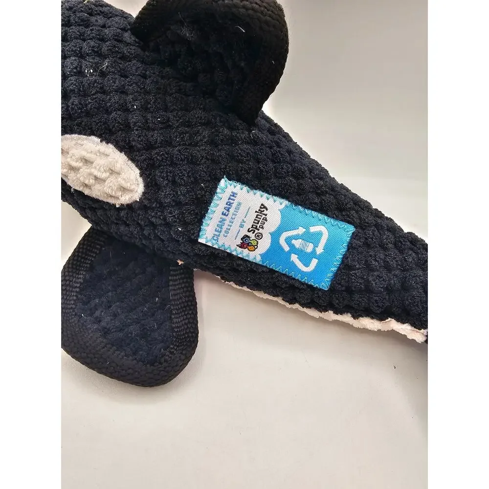 Spunky Pup Clean Earth recycled plush dog toy Orca Killer Whale
